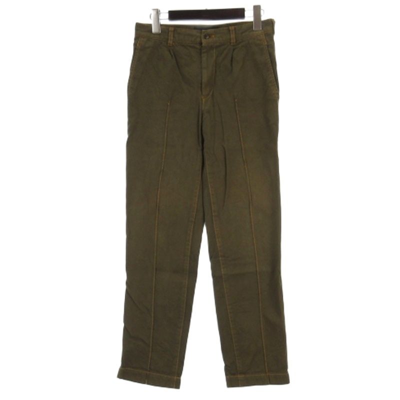 トリココムデギャルソン tricot COMME des GARCONS ステッチ コットン パンツ TH-PC04 AD2011 カーキ S