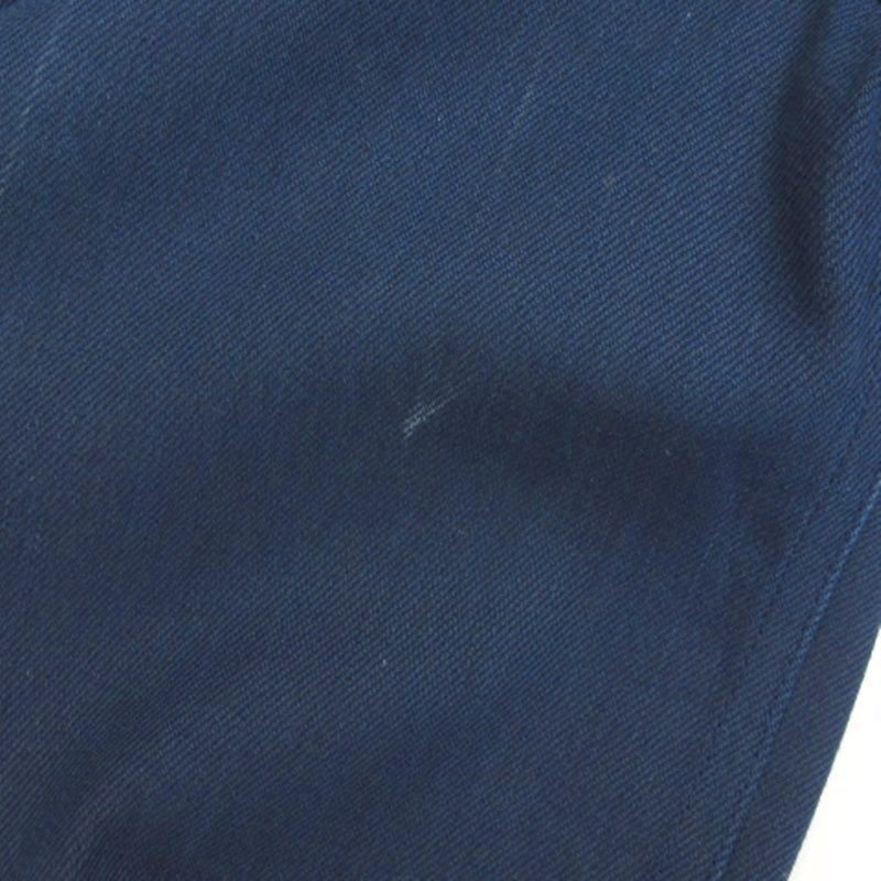 ミューラル MURRAL デザインボタン ワイドパンツ ネイビー 36 DECORATOM_COM_BR