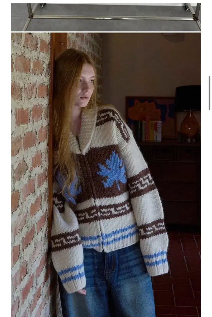 送料無料キャンペーン中！ テンティング ハンドメイド ニットジップアップ 送料無料！