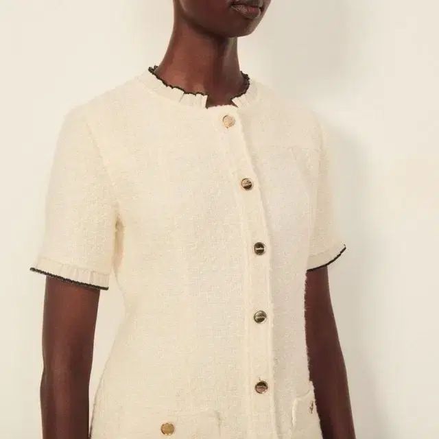 サンドロ ツイード ONE PIECE 36