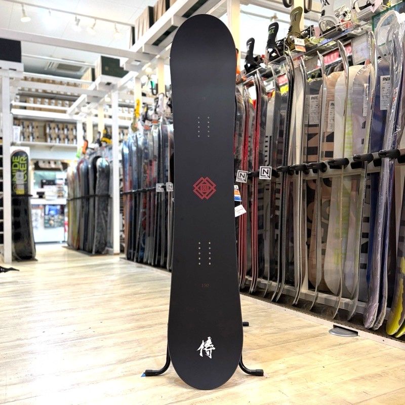 即納】メンズ スノーボード 板 150cm 眞空雪板等 侍 黒 SAMURAI マクウ 