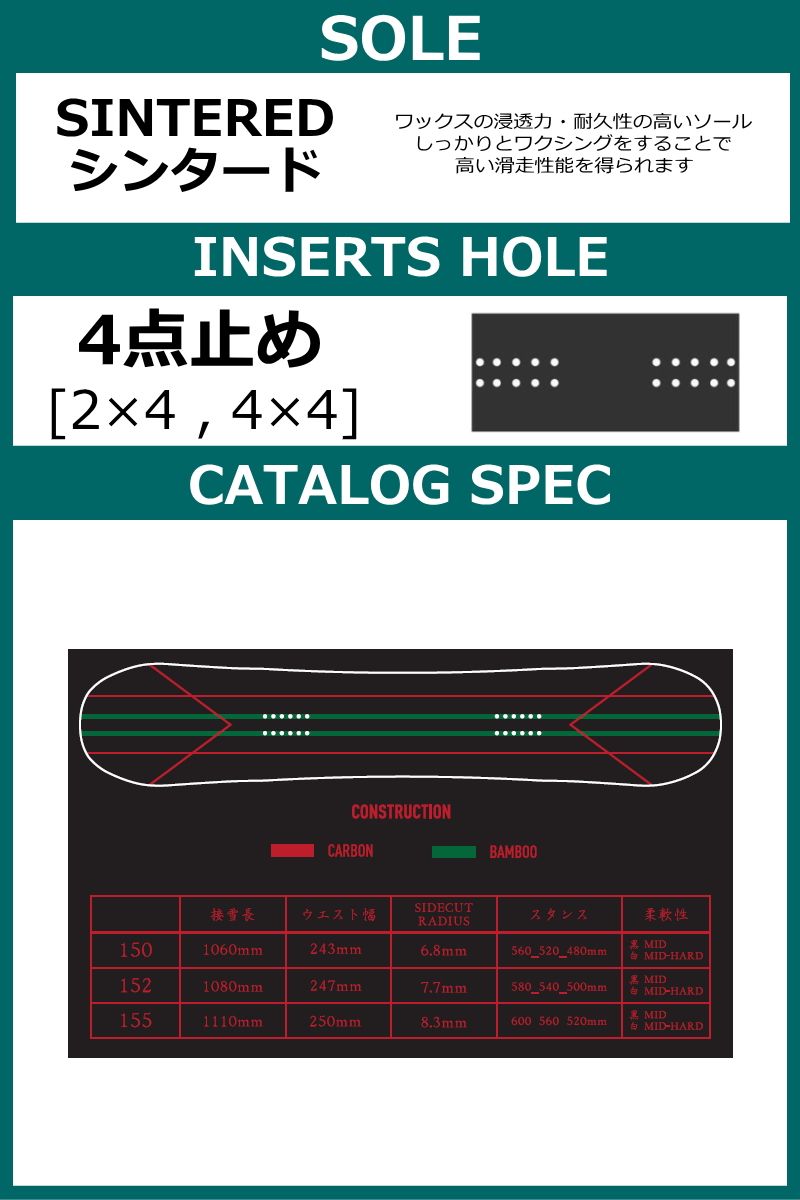 23-24 眞空雪板等 侍 黒 150cm マクウ サムライ グラトリ 日本正規品