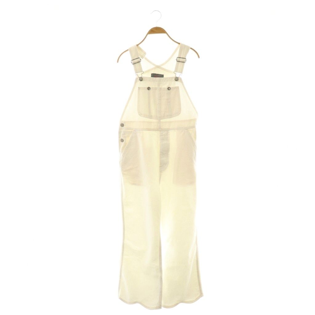 ロンハーマン ヴィンテージ R.H. Scallop Denim Overall オーバーオール サロペット XS 白 |CX OS