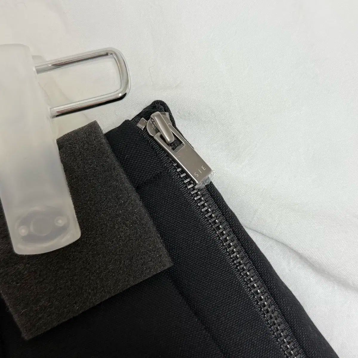 SIE シエ ロイン ベルト付き スラックス スカート ブラック S GULLKHAN_COM