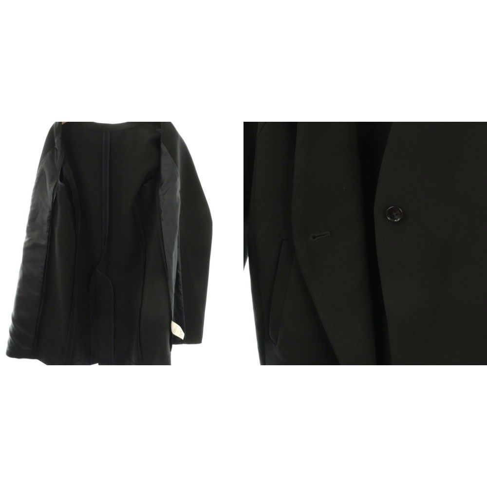  ソージュ SOEJU スーツ セットアップ ノー ジャケット パンツ L ブラック DF OS パンツスーツ上下 ビジネススーツ