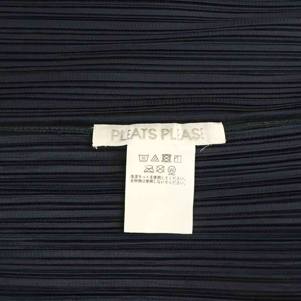 激安で季節を先取り。 プリーツプリーズ PLEATS PLEASE イッセイミヤケ NEW COLORFUL BASICS 4 半袖カットソー 3 ネイビー DF OS