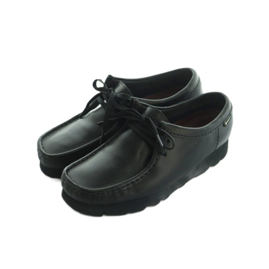 クラークス clarks オリジナルズ Originals BEAMS取扱 Wallabee GTX シューズ レザー US7.5 24.5cm 黒 ブラック 26181118 MI OS