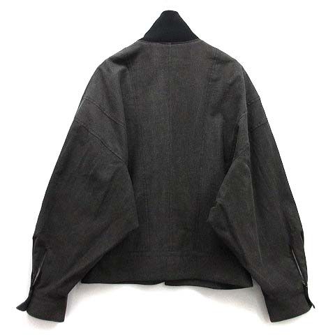 ワイズ Y s ヨウジヤマモト コットン リネン キャンバス ウエストベルト ブルゾン ジャケット 2025AW ブラック 1 YE-Y41-035