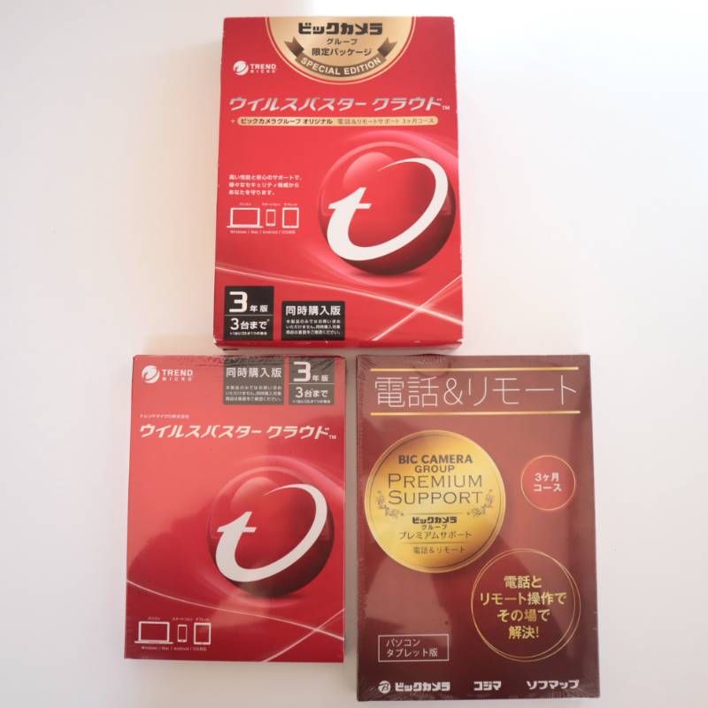 ウイルスバスター クラウド 3年版 同時 版 未開封 TREND MICRO トレンドマイクロ セキュリティソフト 3台対応 Windows Mac Android iOS