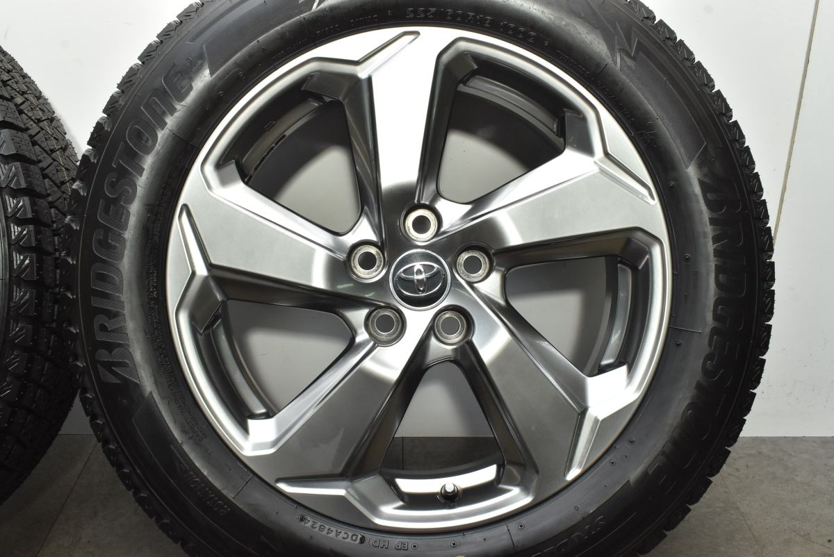 2025年製 未走行 超バリ溝 DM-V3付 トヨタ RAV4 純正 18in 7J 35 PCD114.3 ブリヂストン ブリザック 235|60R18 ハリアー 流用 FFCRYSTALESIA_COM