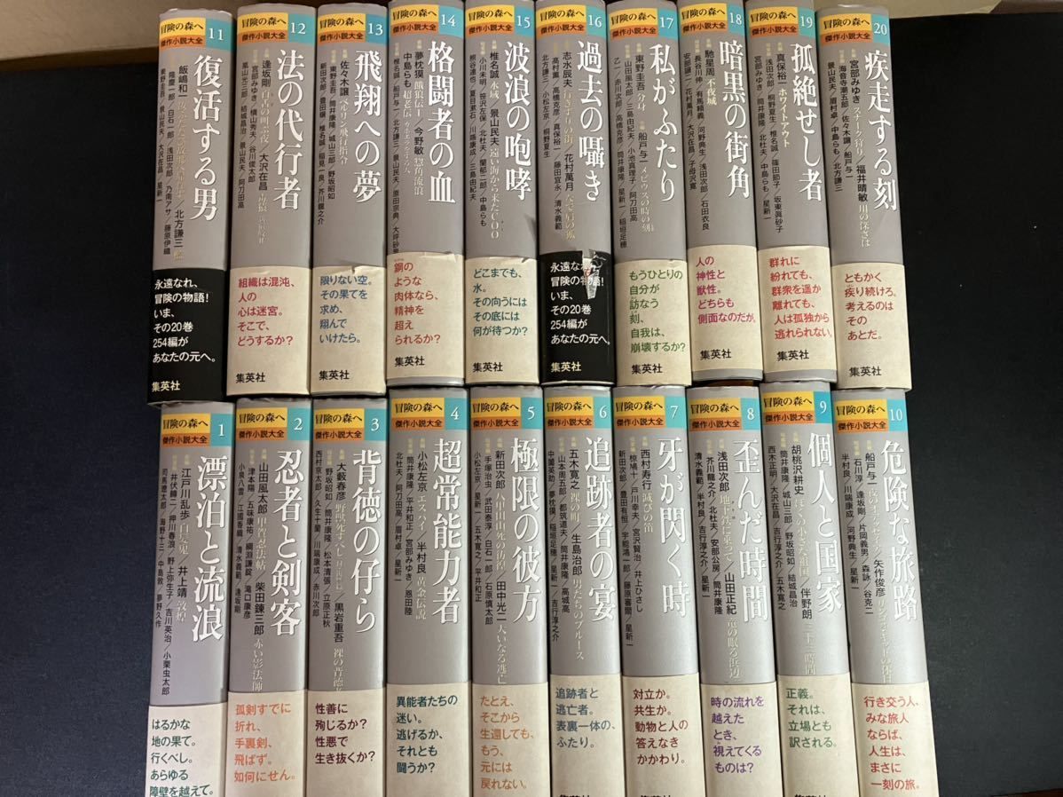 冒険の森へ 小説大全 全20冊セット 集英社