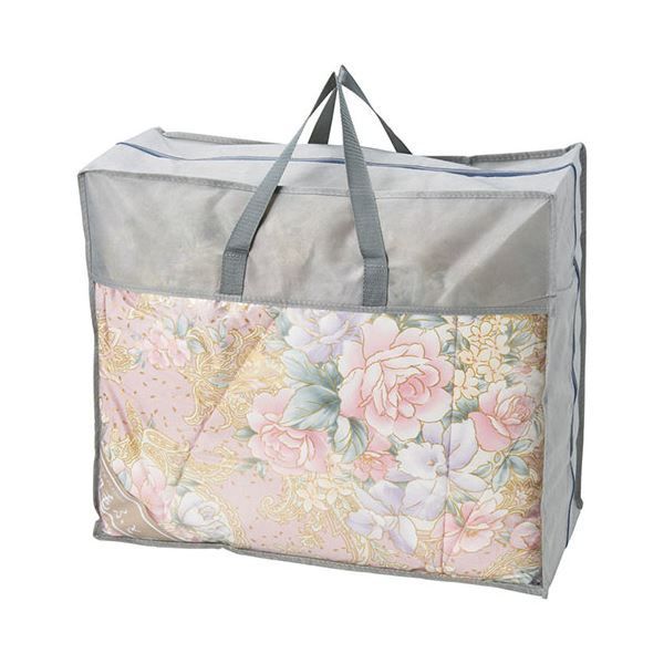 ダウン50%入り日本製羽毛ふとん ピンク K61208238