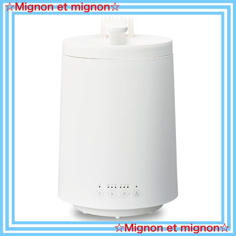 スピード発送 清潔な蒸気のスチーム加湿器 ドウシシャ 加湿器 スチーム式 容量3L 木造10畳 プレハブ17畳 連続加湿時間5時間 加湿切替3段階 加湿量600ml|h 洗浄モード搭載 カンタン給水 mistone600S ホワイト
