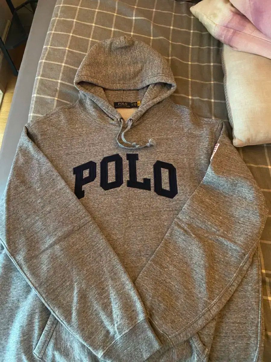 ポロ ラルフローレン 星条旗パッチ 起毛 フード
