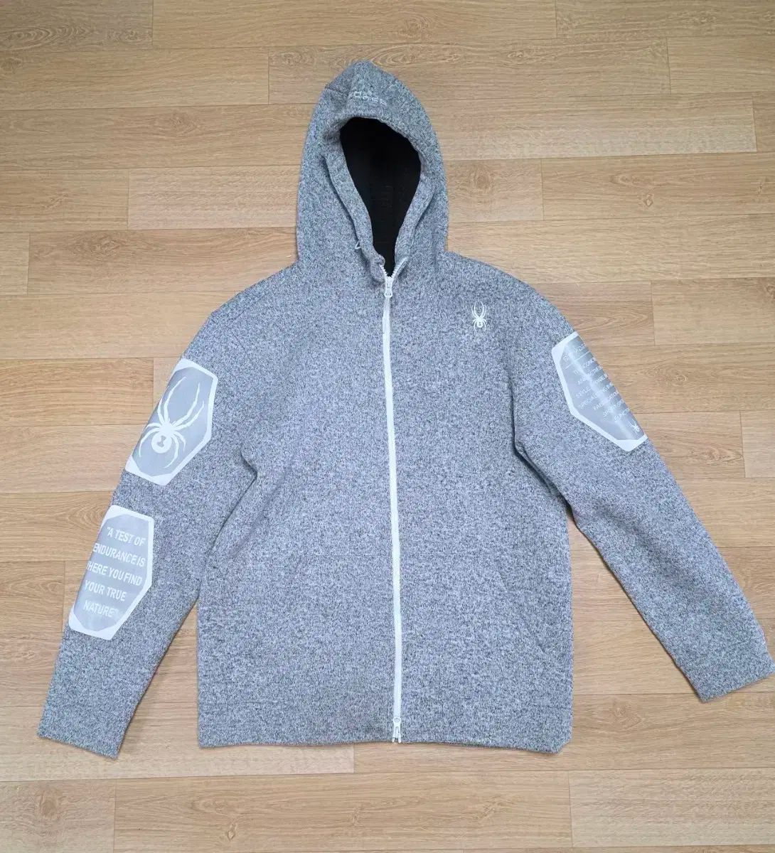 送料込み スパイダー フリース WHO フード ジップアップ 男 105