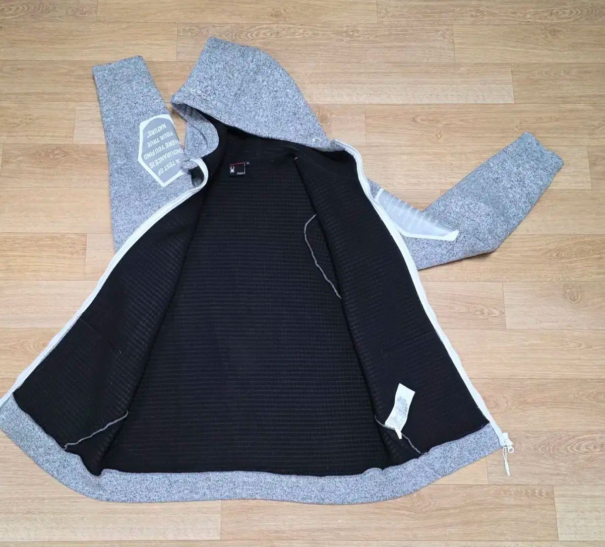 み スパイダー フリース WHO フード ジップアップ 男 105