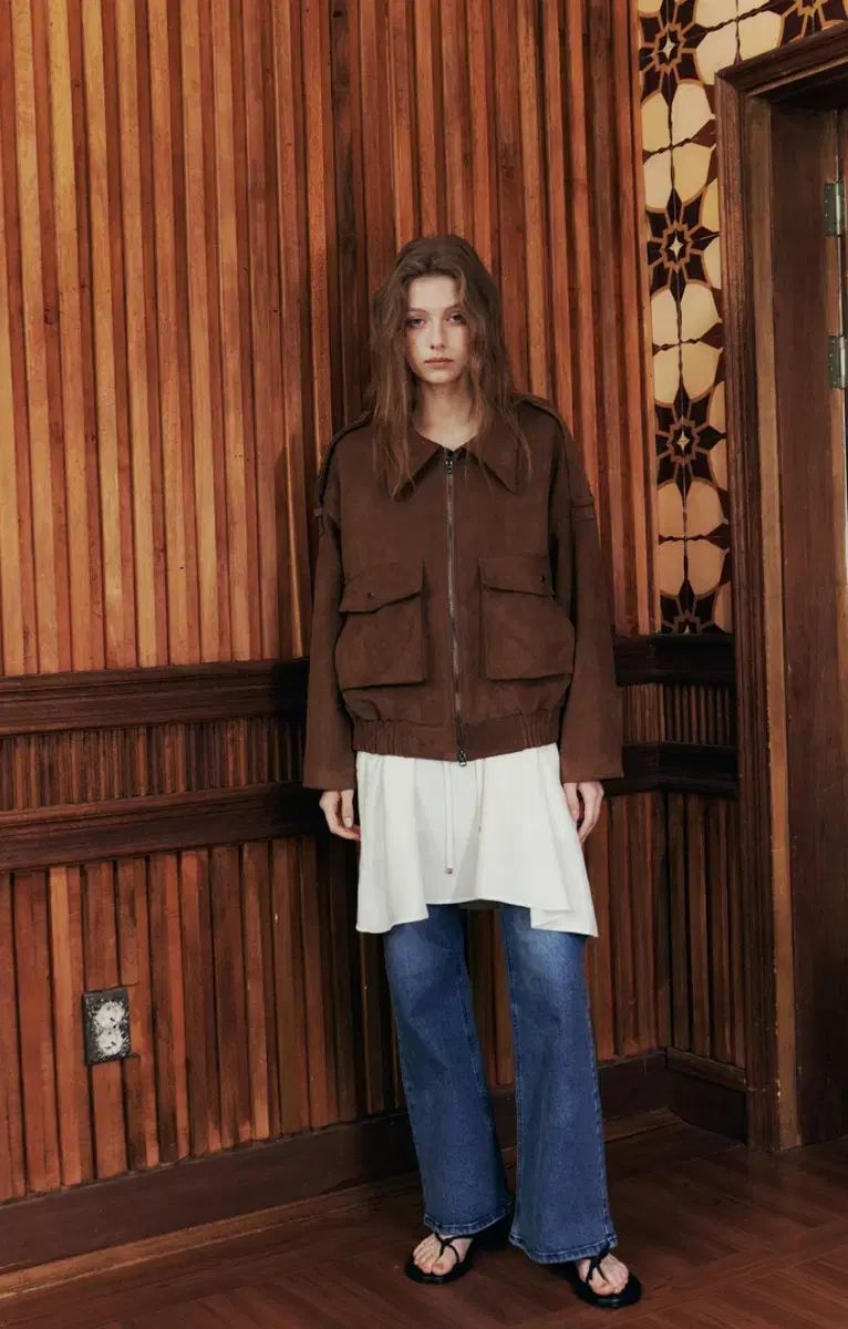 LOVE US U スウェードジャケット