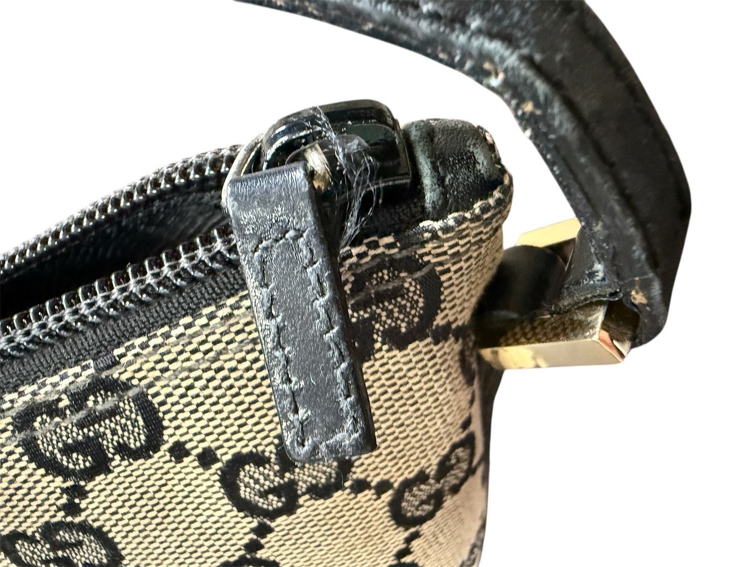 GUCCI グッチ 0391103 ミニ ハンドバッグ アクセサリーポーチ ベージュ