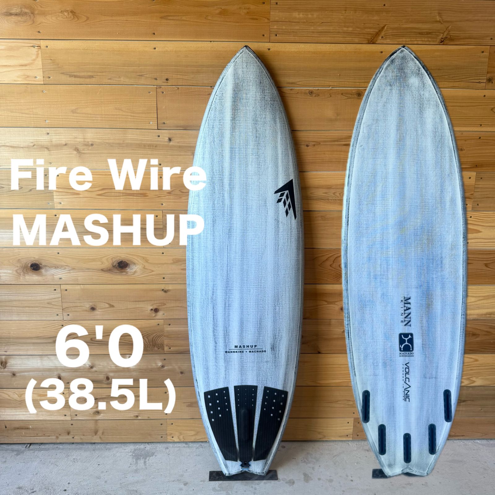 美中品 ファイヤーワイヤー FIREWIRE 6 0 マッシュアップ MASHUP EPS 38.5L ロブマチャド サーフボード