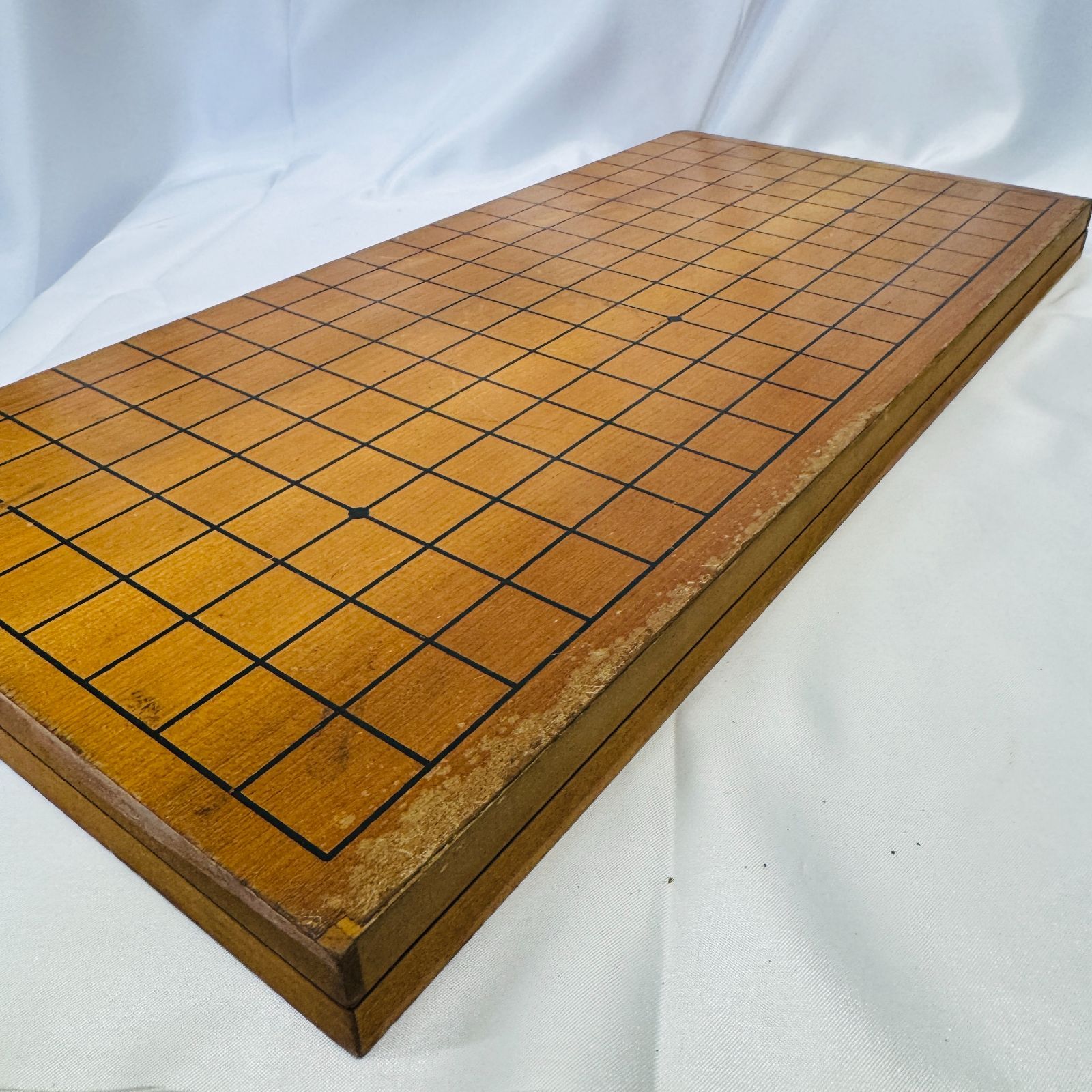 S【年代物】碁盤 碁石 折りたたみ式 囲碁セット ボードゲーム - メルカリ