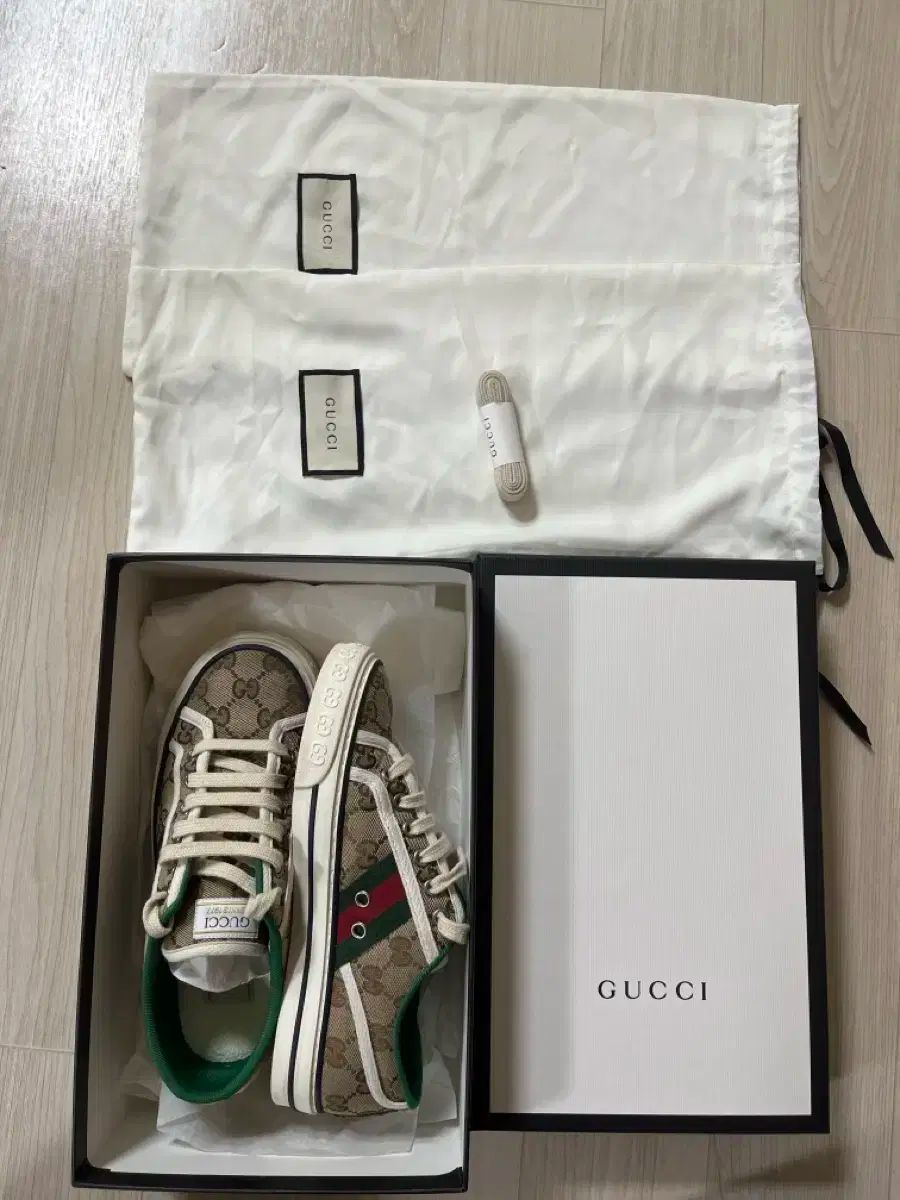  グッチ テニス スニーカー 1977 フルセット 36 フラットシューズ バレエシューズ パンプス