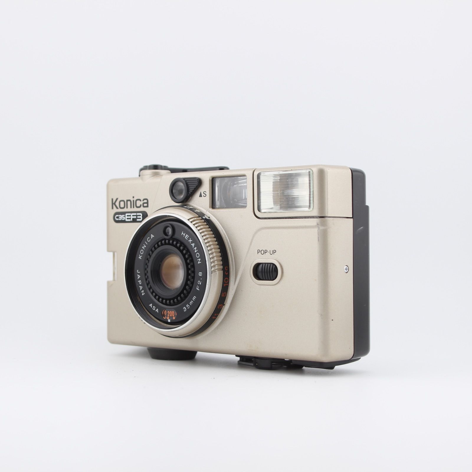 Konica C 35 EF 3 ゴールド コンパクト フィルムカメラ 実写済み