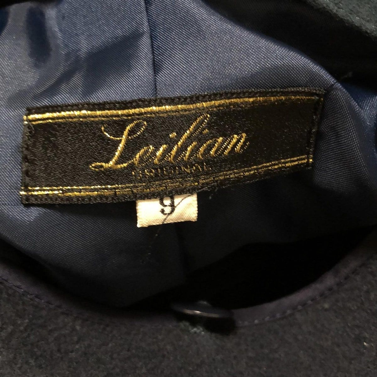 Leilian レリアン コート サイズ9 M レディース - ネイビー 長袖 エクセーヌ 秋 冬 GULLKHAN_COM