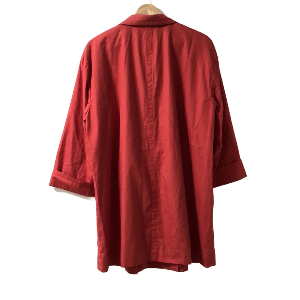 Leilian レリアン コート サイズ9 M レディース - レッド 長袖 春 秋