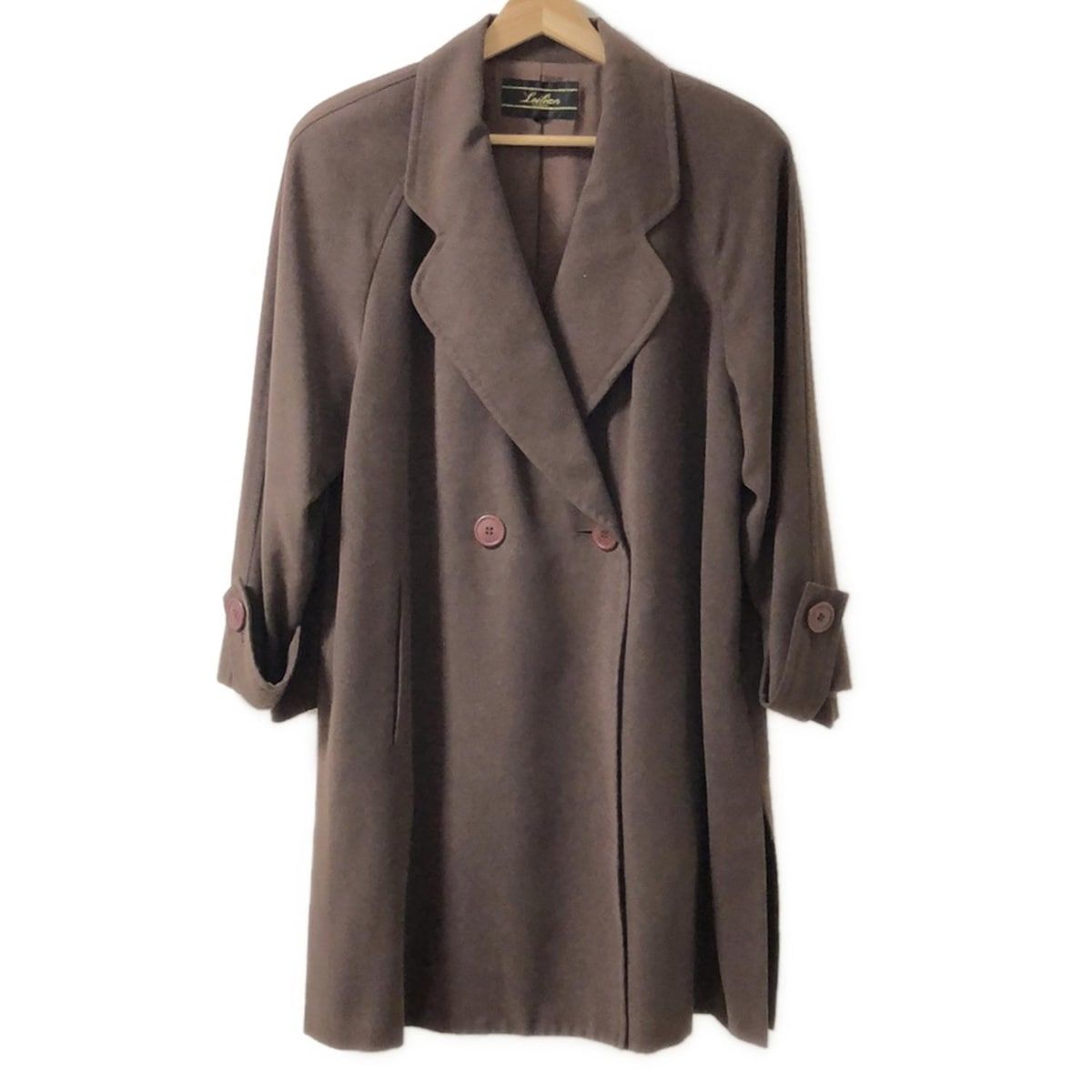 Leilian レリアン コート サイズ7 S レディース - ダークブラウン 長袖 春 秋