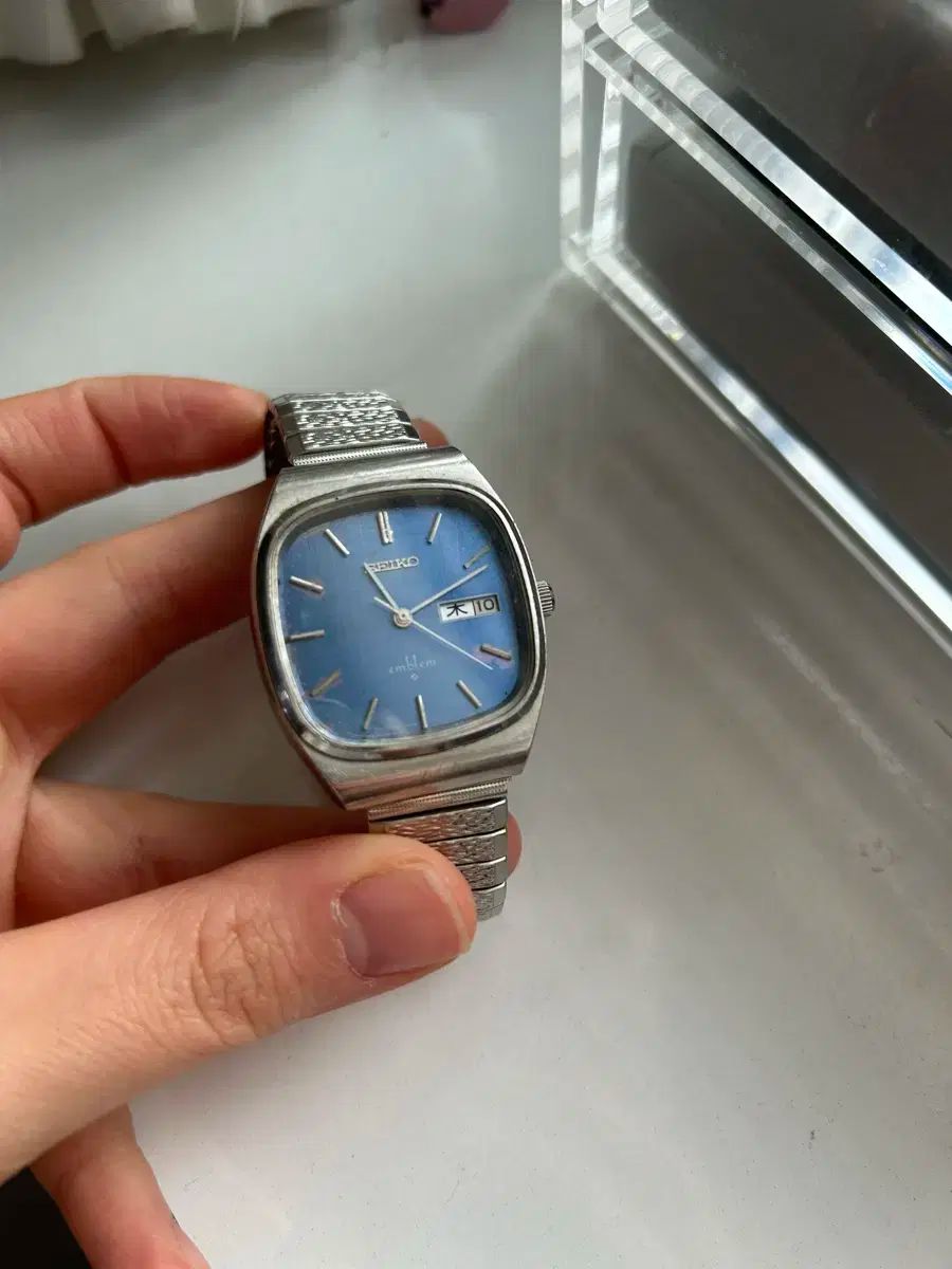 セイコー エンブレム デニム版 ヴィンテージ 時計