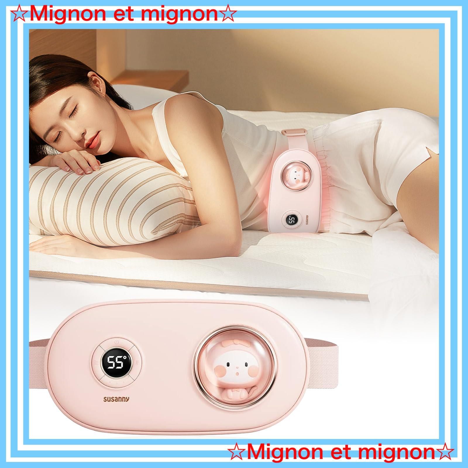 即日発送 3段階ヒーター 5種類調節 暖房用品 子|宮ホットベルト 電熱式 腹部 USB充電式 寒さ対策 温熱ベルト 携帯便利 自宅用 職場用 ホットベルト 誕生日 プレゼント 腰 女性 日本語取扱説明書付き