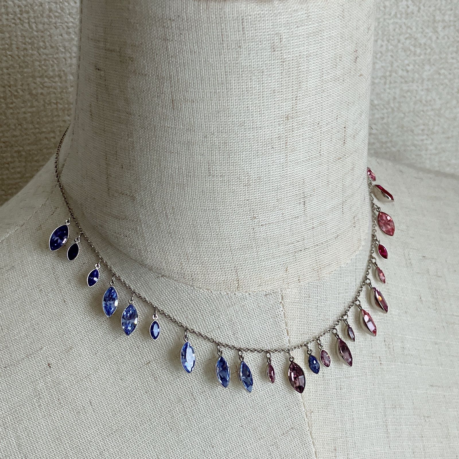 SWAROVSKI Tody Thin Multi Purple ネックレス - メルカリ