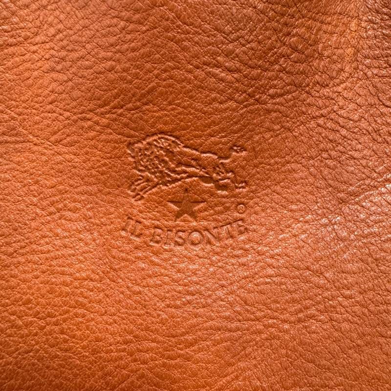 IL BISONTE イルビゾンテ レザー トートバッグ ヌメ革 A4対応 ブラウン