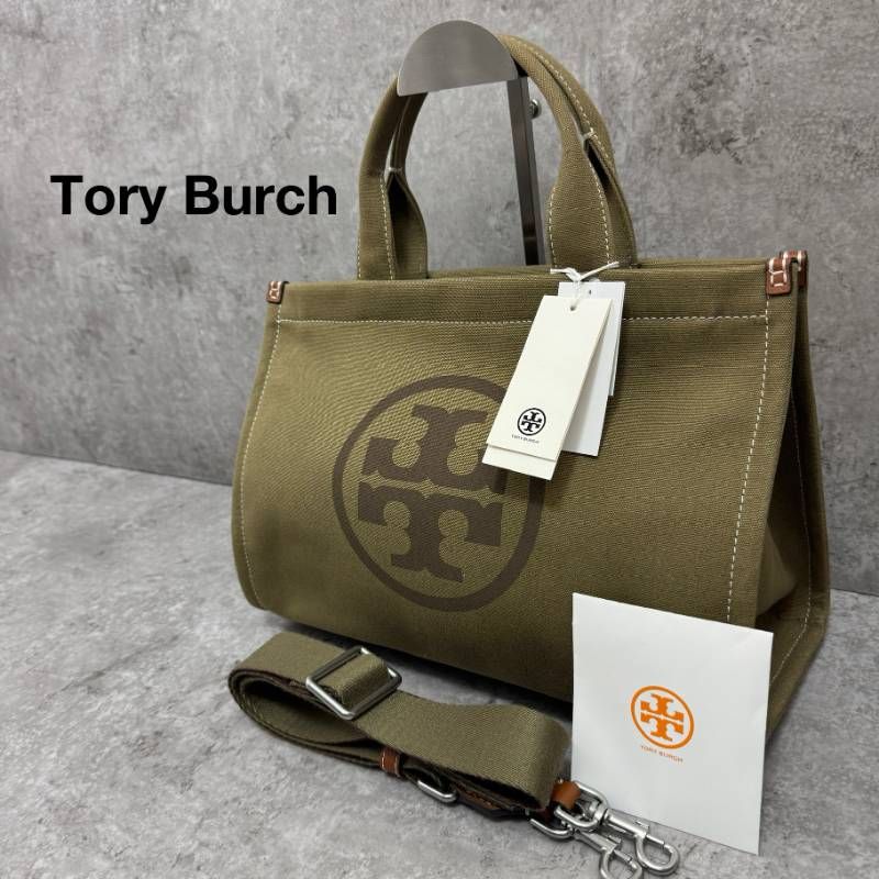 未使用】TORY BURCH ELLAトリーバーチ エラ キャンバス スモール 