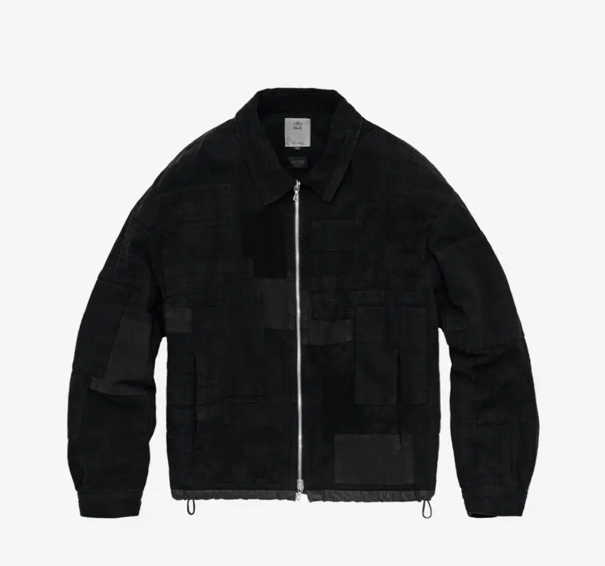 4 POLYTERU パッチワーク スイングトップ ブラック