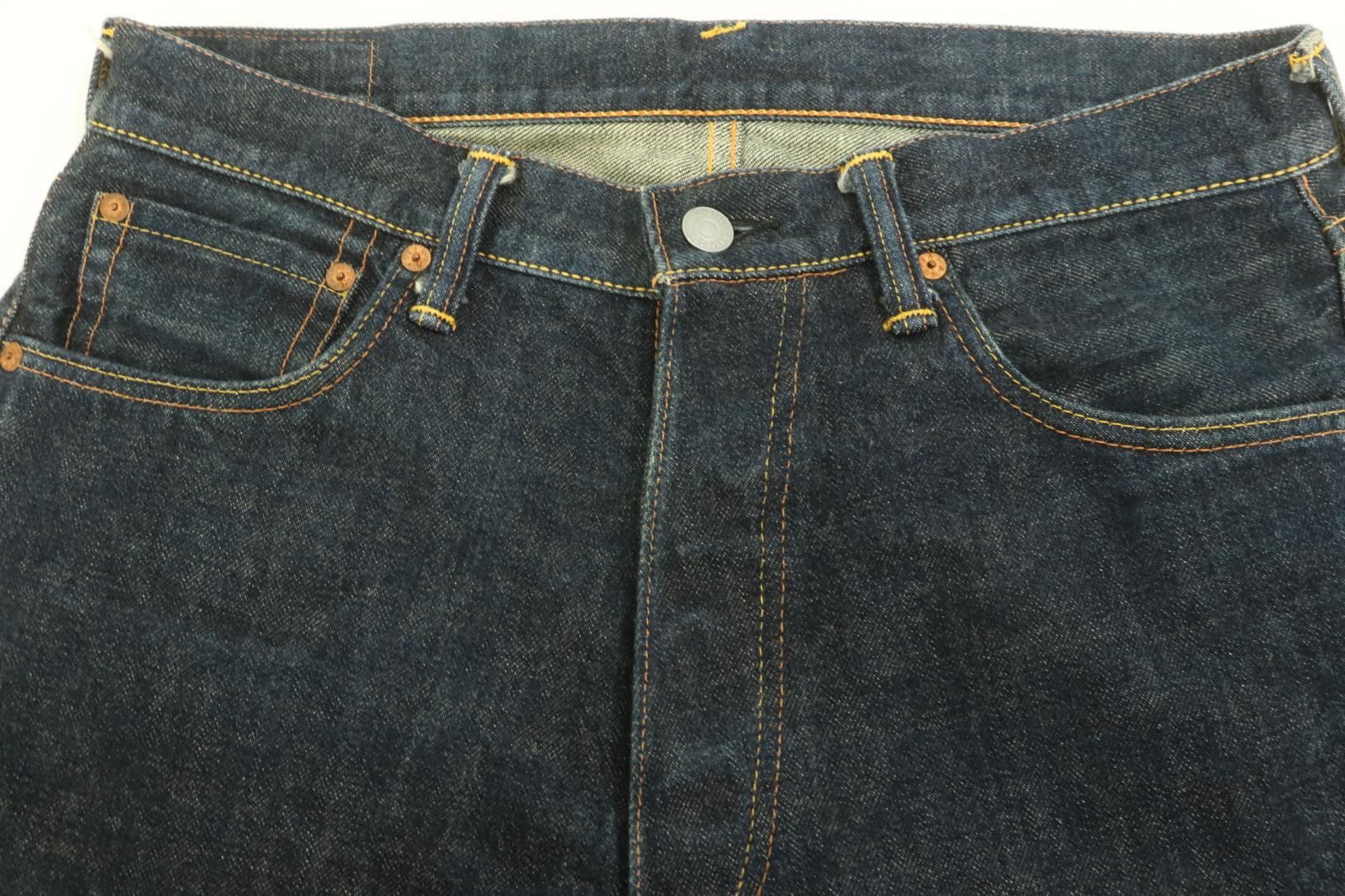 中古】 EVISU メンズデニムパンツ W32×L34 no2 2000 ビッグカモメ 