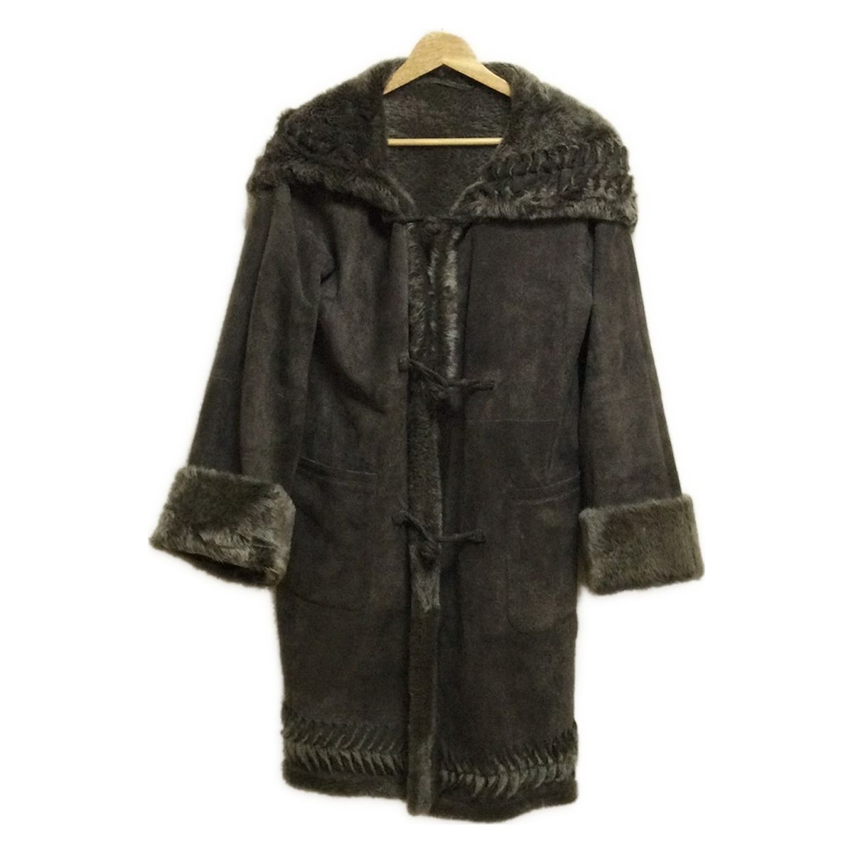 CHRISTIA クリスティア コート サイズ40 M レディース - グレー 毛皮|長袖|冬 ムートン