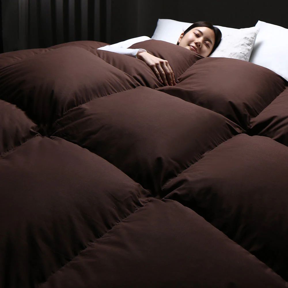 新発売 安心の日本製＆高品質羽毛掛け布団 ダウン率90% ダブル３色選択