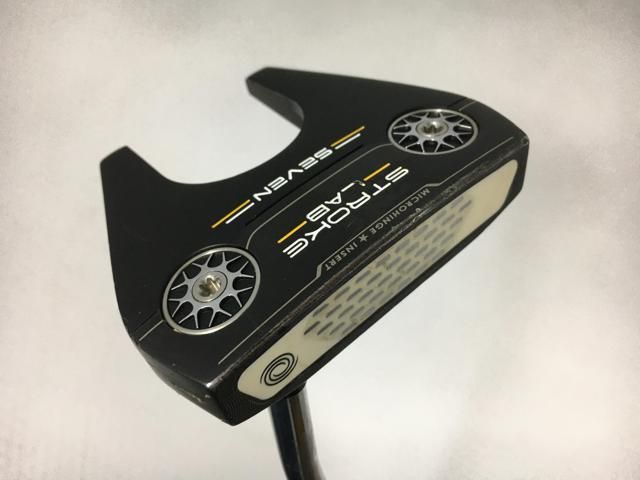 返品OK ゴルフクラブ オデッセイ STROKE LAB ストローク ラボ ブラックシリーズ SEVEN パター 2020 オリジナルスチール パター