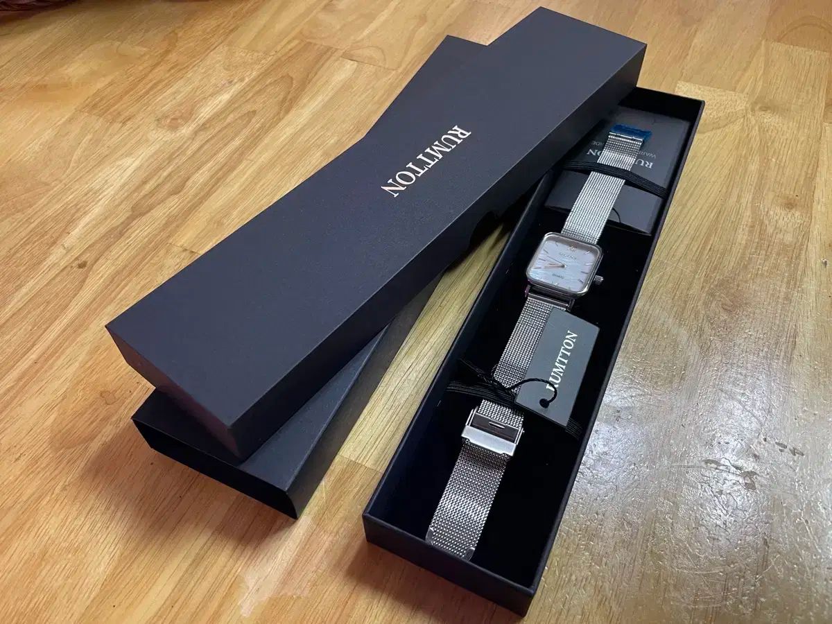 ラブトンハーバー メンズ 白 メタル メッシュ ストラップ