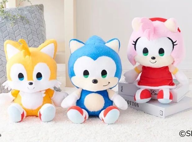 SONIC＆FRIENDS ソニックフレンズ ぬいぐるみMサイズ各種 テイルスや