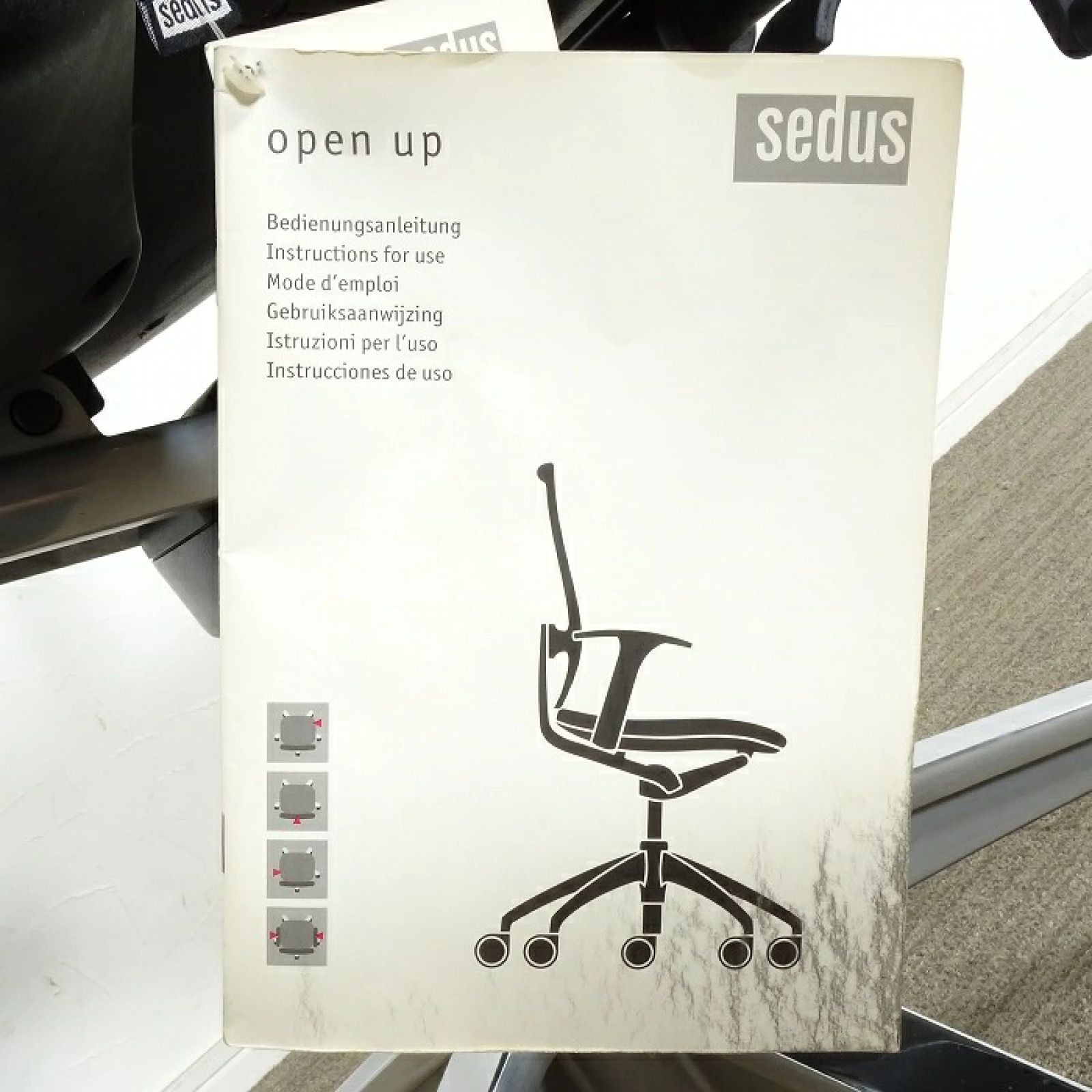 ◾︎SELUNO◾︎ 展示 Sedus セダス OPEN UP オープンアップ デスクチェア ハイバック 黒本革 63万 v792 MARWIL-DEMENAGEMENTS_CH