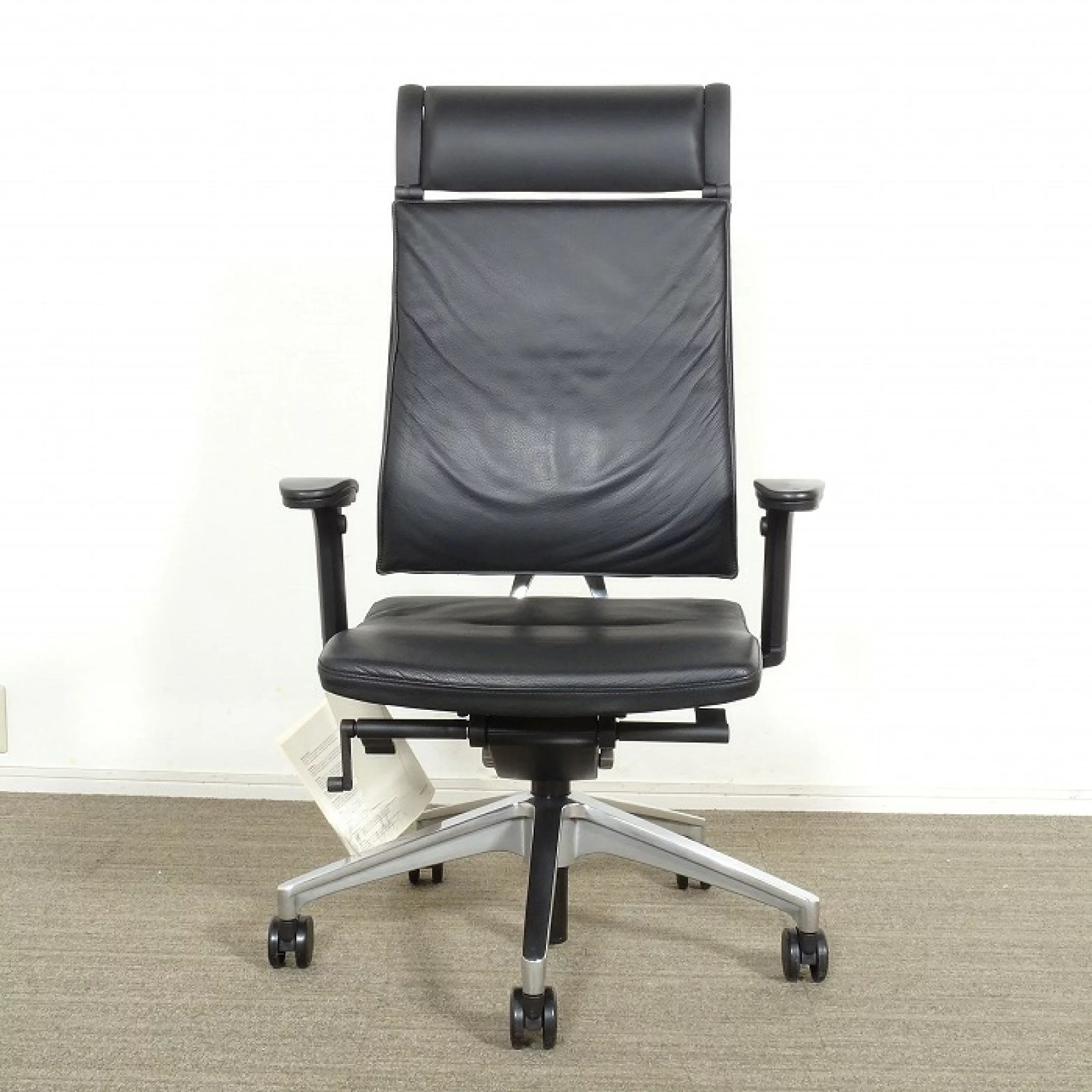 ◾︎SELUNO◾︎ 展示 Sedus セダス OPEN UP オープンアップ デスクチェア ハイバック 黒本革 63万 v792