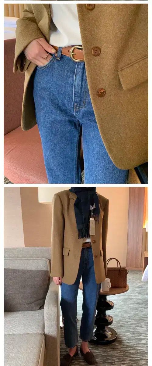 80レイライ ORDINARY ODDINARY ムーンツイード ジャケット ウールジャケット ブラウン GULLKHAN_COM