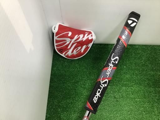 テーラーメイド Spider GT SILVER スモールスラント 34インチ パター PT スチール フレックスその他 メンズ 男性用 右利き 右用 Bランク ゴルフクラブ