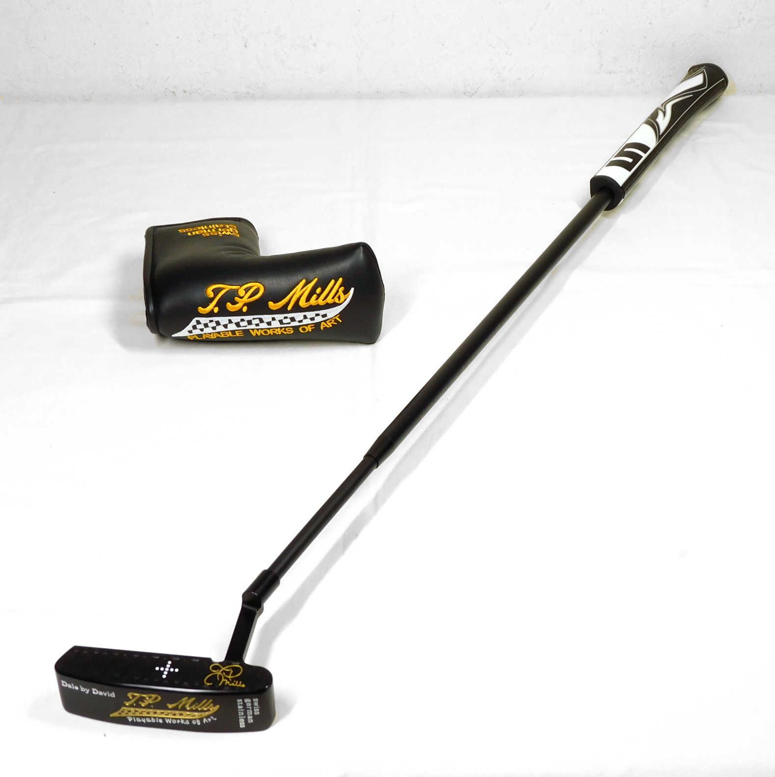 カスタムパター T.P. MILLS TPミルズ 34インチ TOUR BLACK スタビリティ SuperStroke ZENERGY PISTOL 2.0