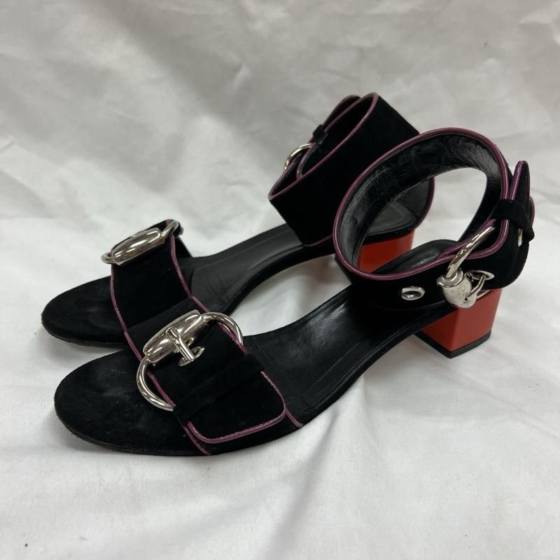 GUCCI グッチ サンダル イタリア製 バックル ベルト ヌバックレザー