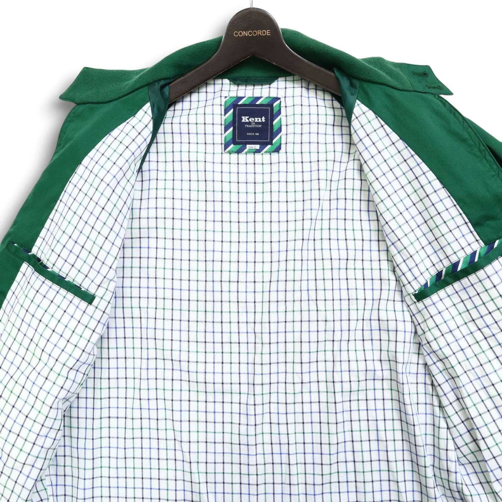 Kent in TRADITION ケント 通年 スイングトップ☆ 裏地チェック ジップ 