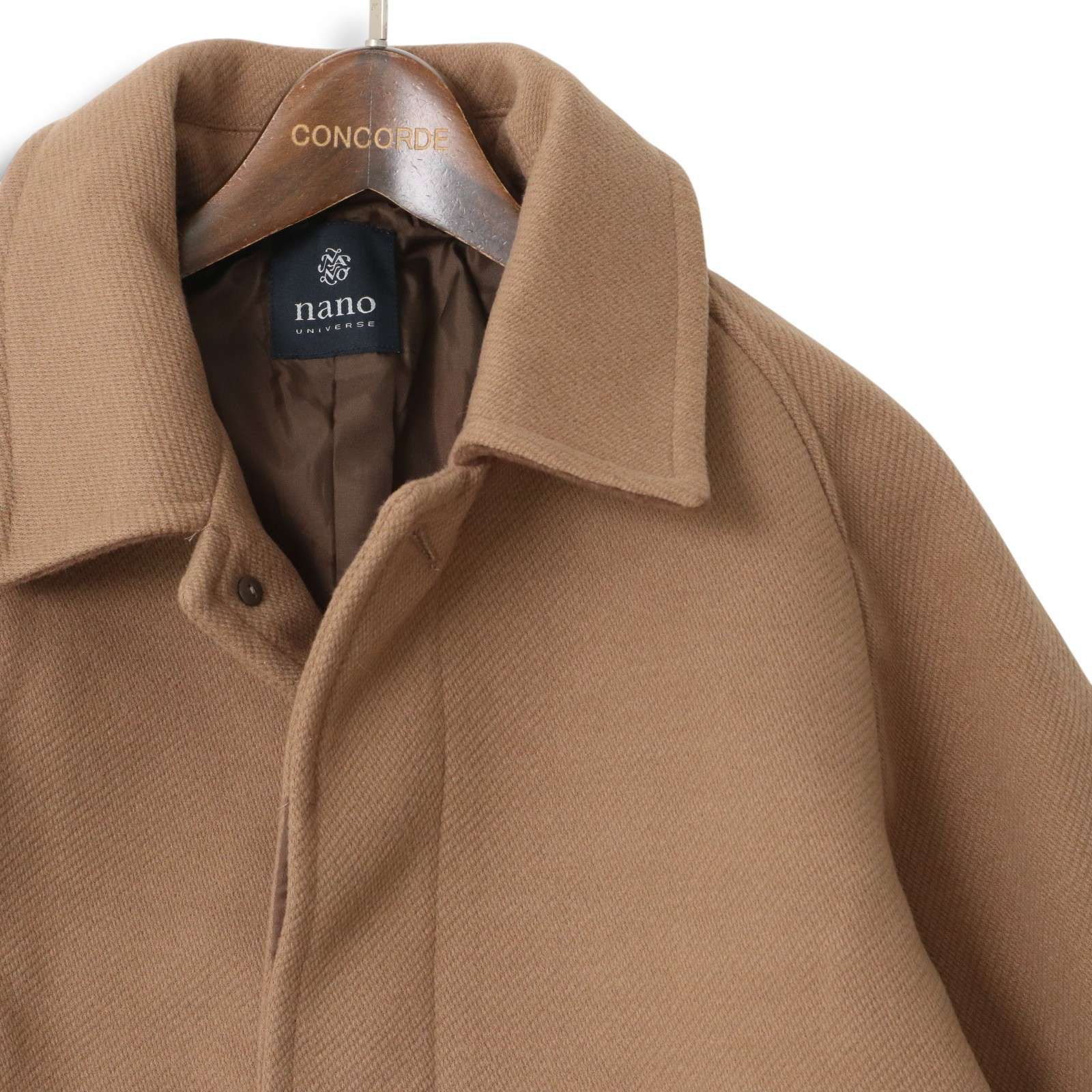 nano universe ナノユニバース 秋冬☆ ロング ステンカラー コート Sz