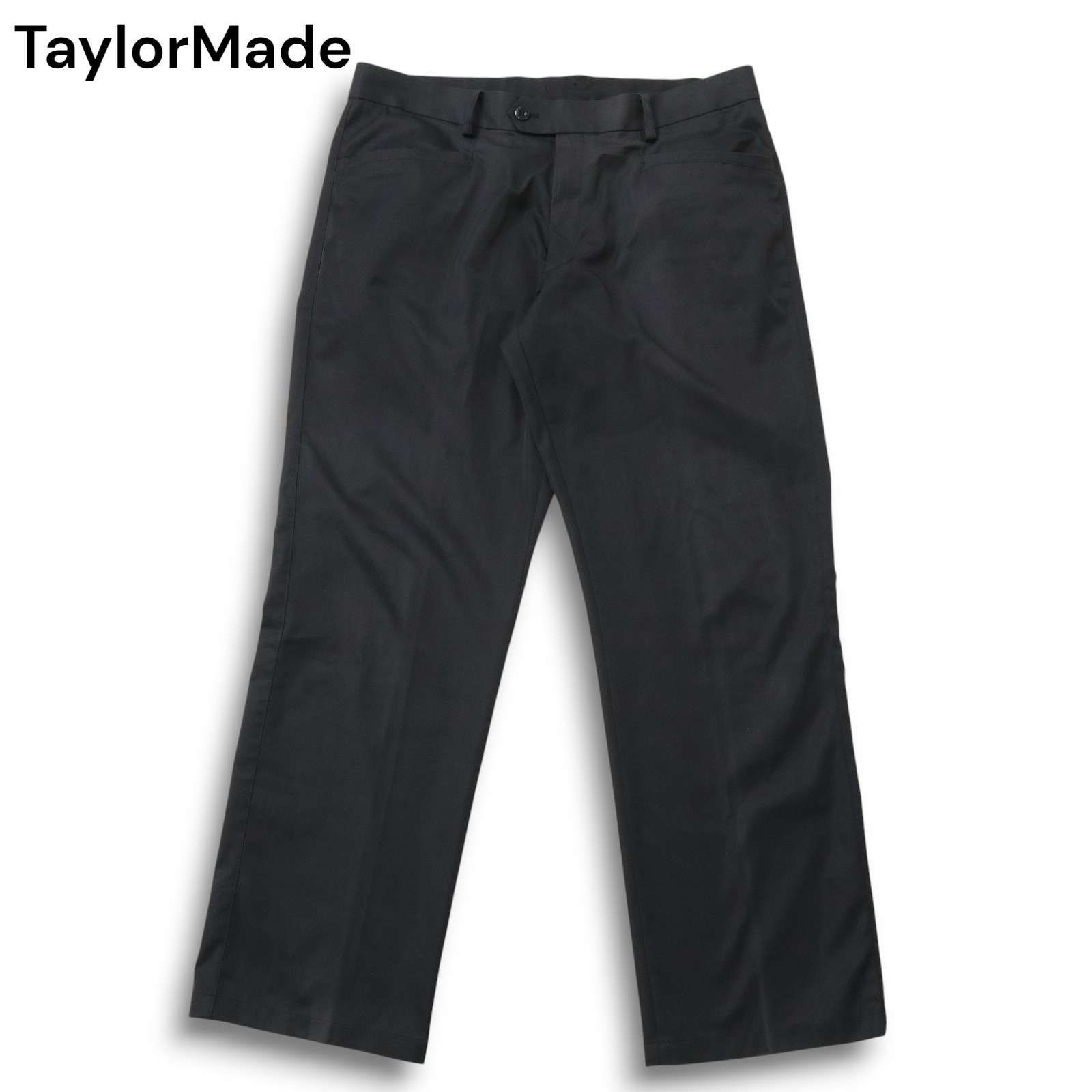 【新品未使用 タグ付き‼️】Taylor made ゴルフパンツ 黒 TaylorMade テーラーメイド ゴルフ 通年☆ ロゴ刺繍 パンツ スラックス